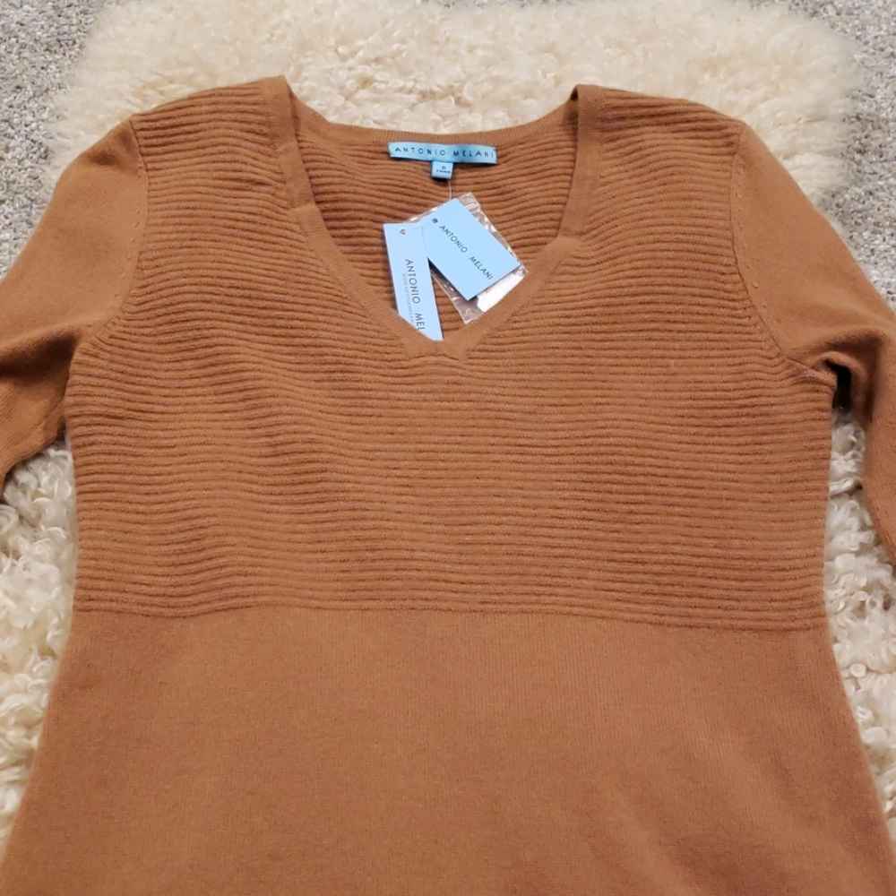 ANTONIO MELANI 100% Cashmere Tunic Sweater - Picture 3 of 8